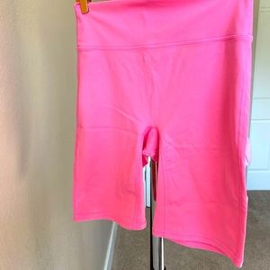 Fabletics Pink Bike shorts 9’